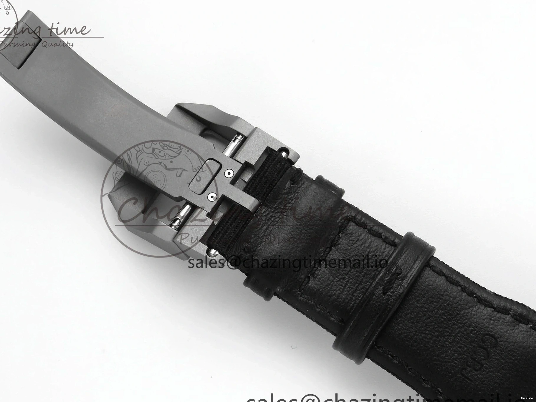 MIROTIME 0326 Durable Pilot Top Gun IW326901 M+F 1:1 Best Edition Black Dial on Black Nylon Strap MY 7003